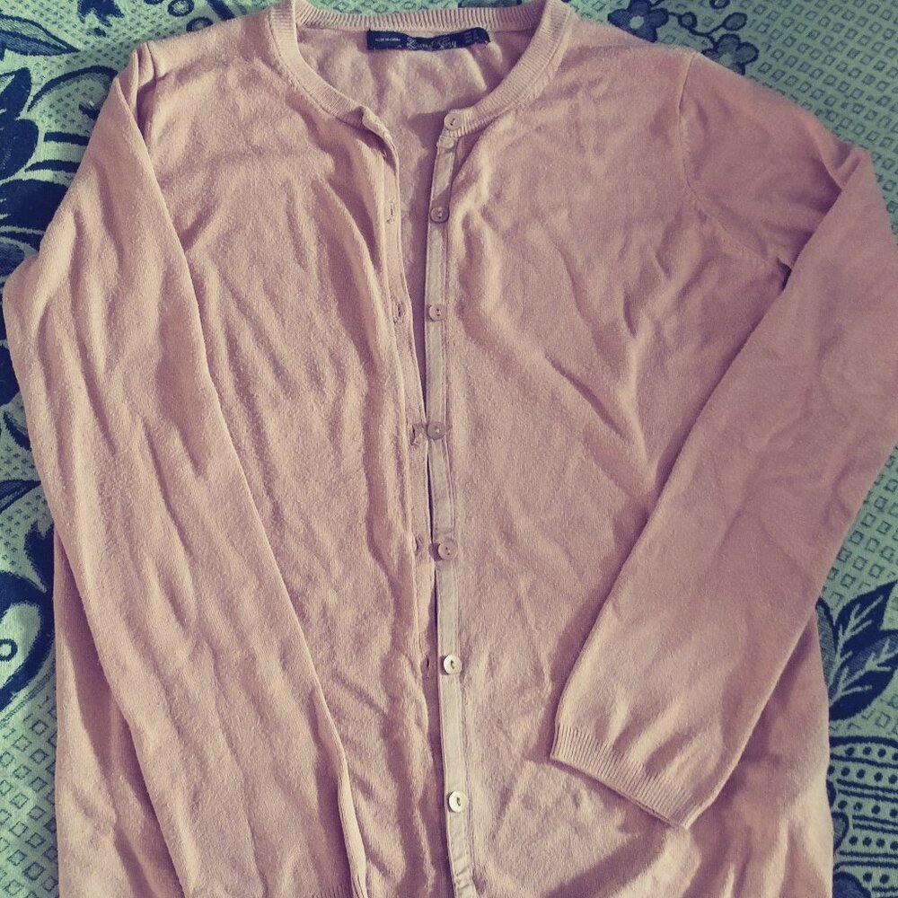 Zara Knit light brown/tan cardigan